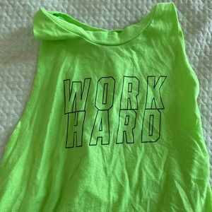 Victoria’s Secret pink brand muscle shirt for working out